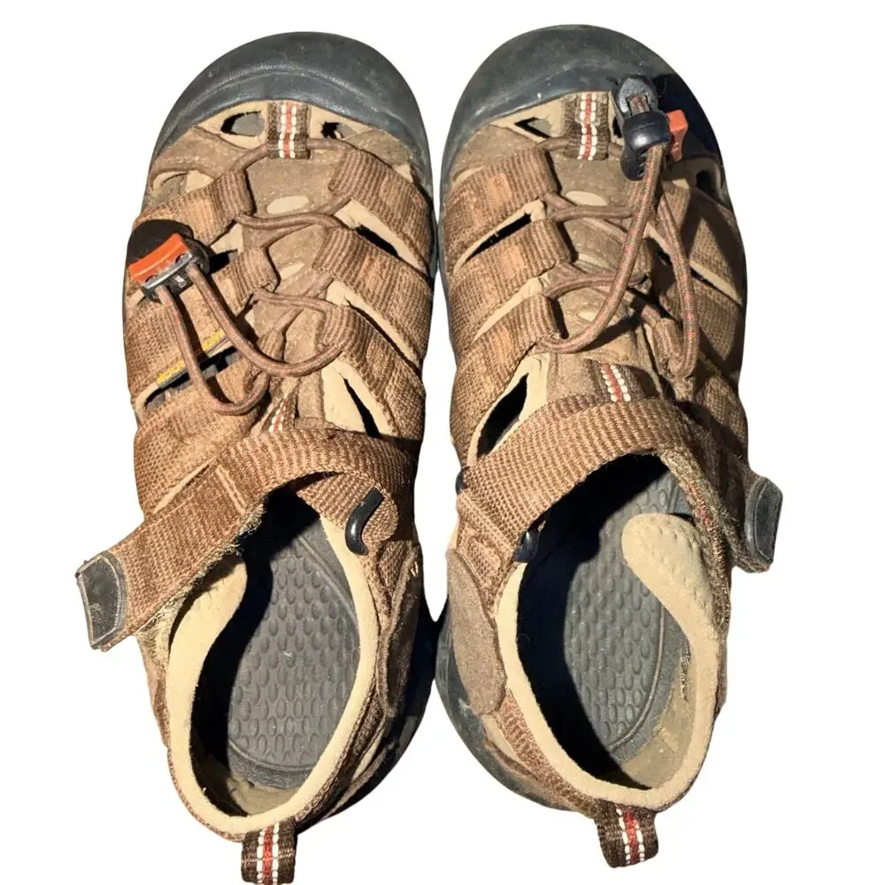 Keen Boys Summer Sandals Outdoor Hiking Waterproof Brown Size 1